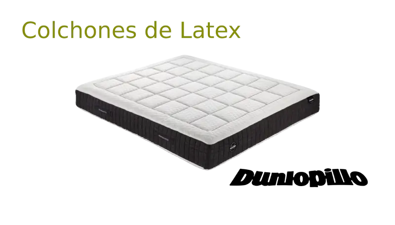 Colchones latex dunlopillo